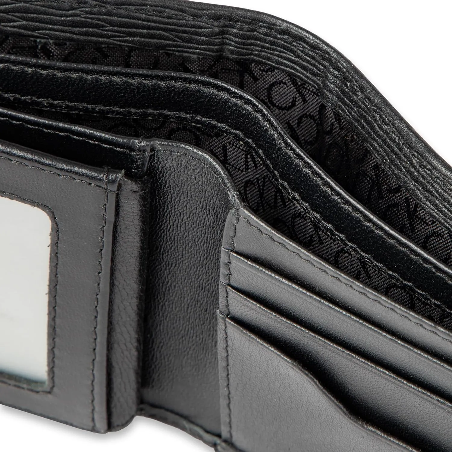 Calvin Klein Men's RFID Leather Minimalist Bifold Wallet