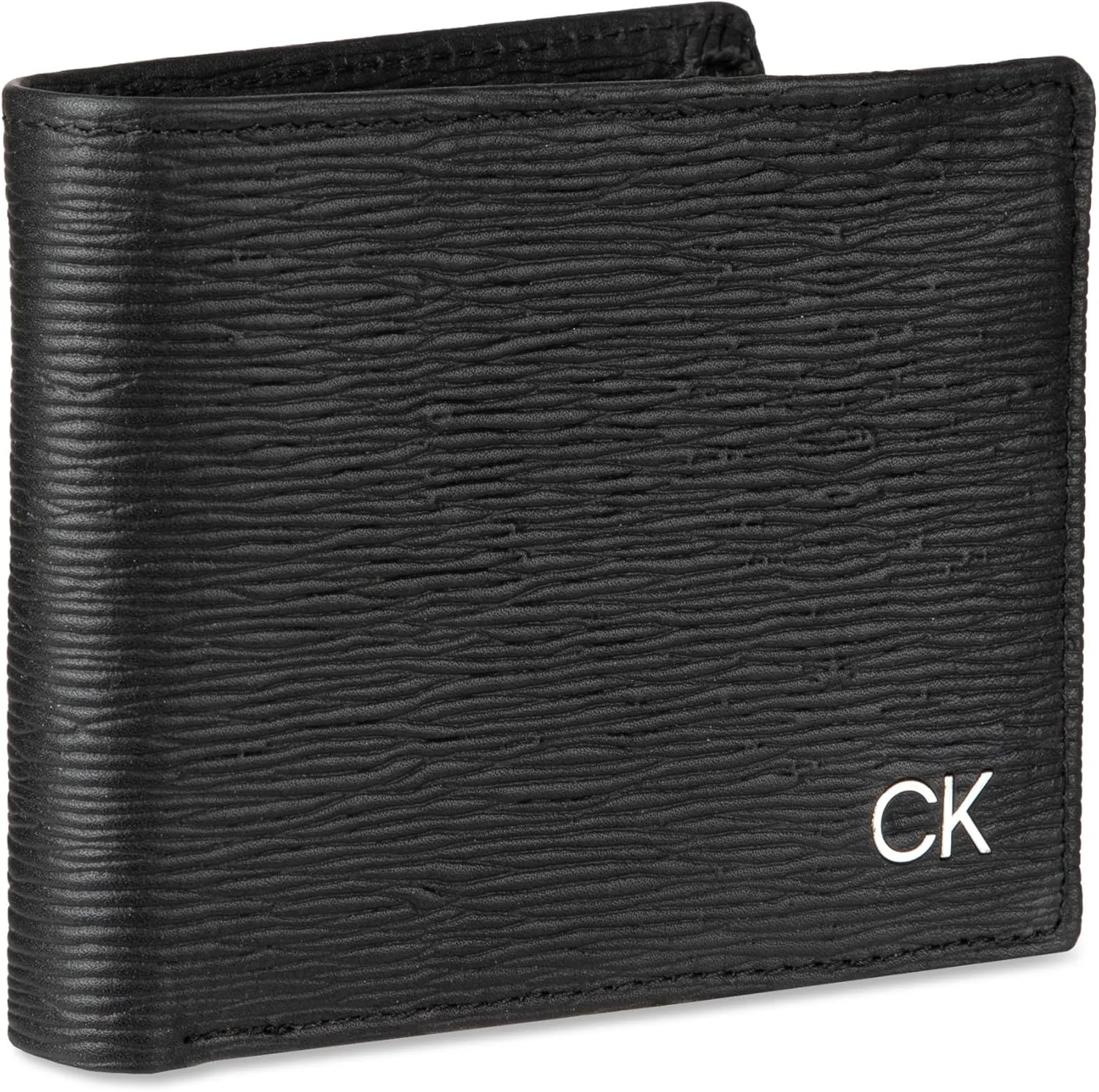 Calvin Klein Men's RFID Leather Minimalist Bifold Wallet