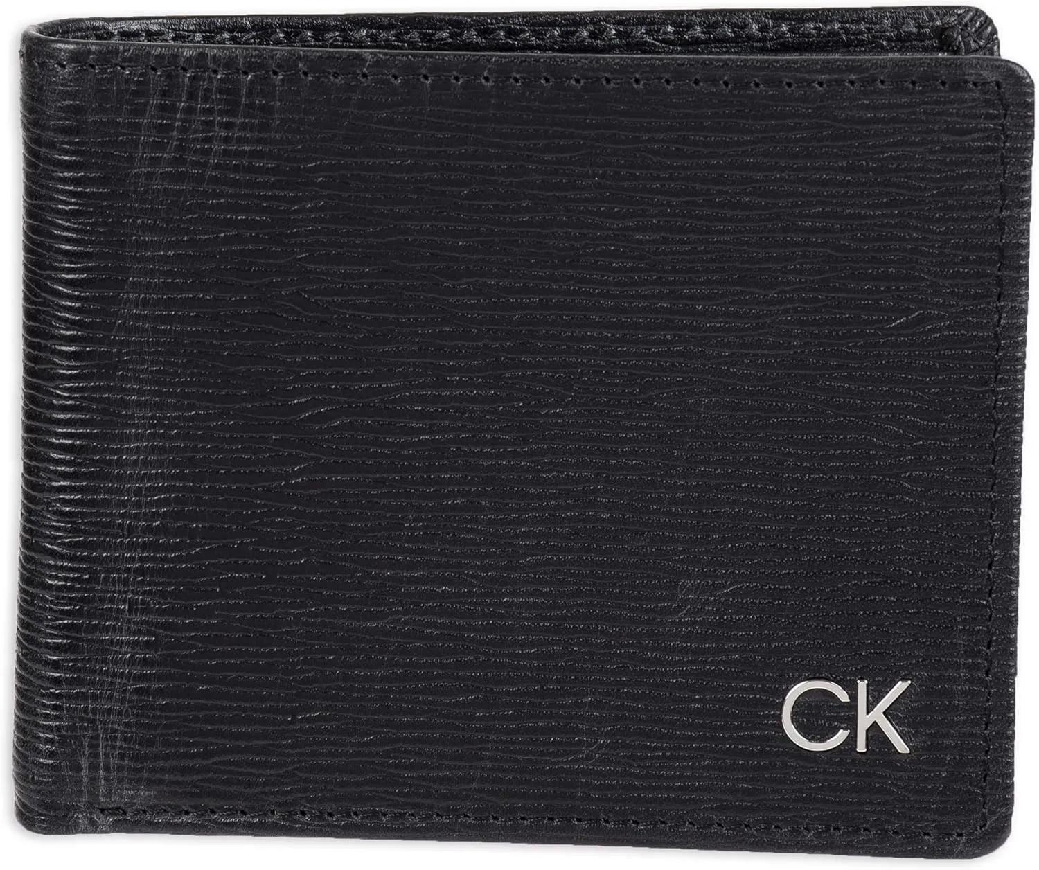 Calvin Klein Men's RFID Leather Minimalist Bifold Wallet