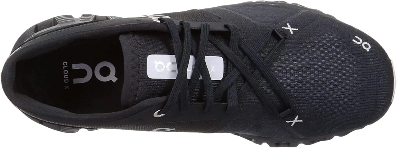On Men's Cloud X 3 Sneakers, Black, 10.5 Medium US