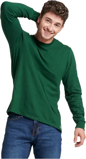 Russell Athletic Men's Dri-Power Long Sleeve Tees, Moisture Wicking, Odor Protection, UPF 30 