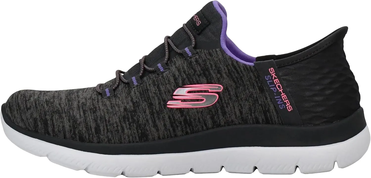 Skechers Women's Summits Hands-Free Slip-Ins  Memory Foam Insole, Heel Pillow, Vegan Materials Sneakers