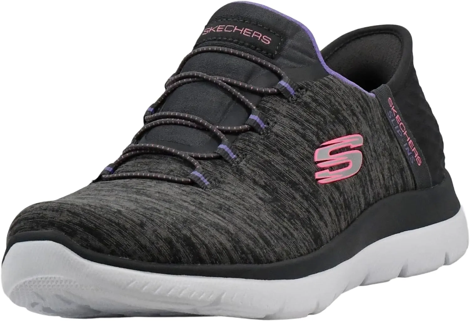 Skechers Women's Summits Hands-Free Slip-Ins  Memory Foam Insole, Heel Pillow, Vegan Materials Sneakers
