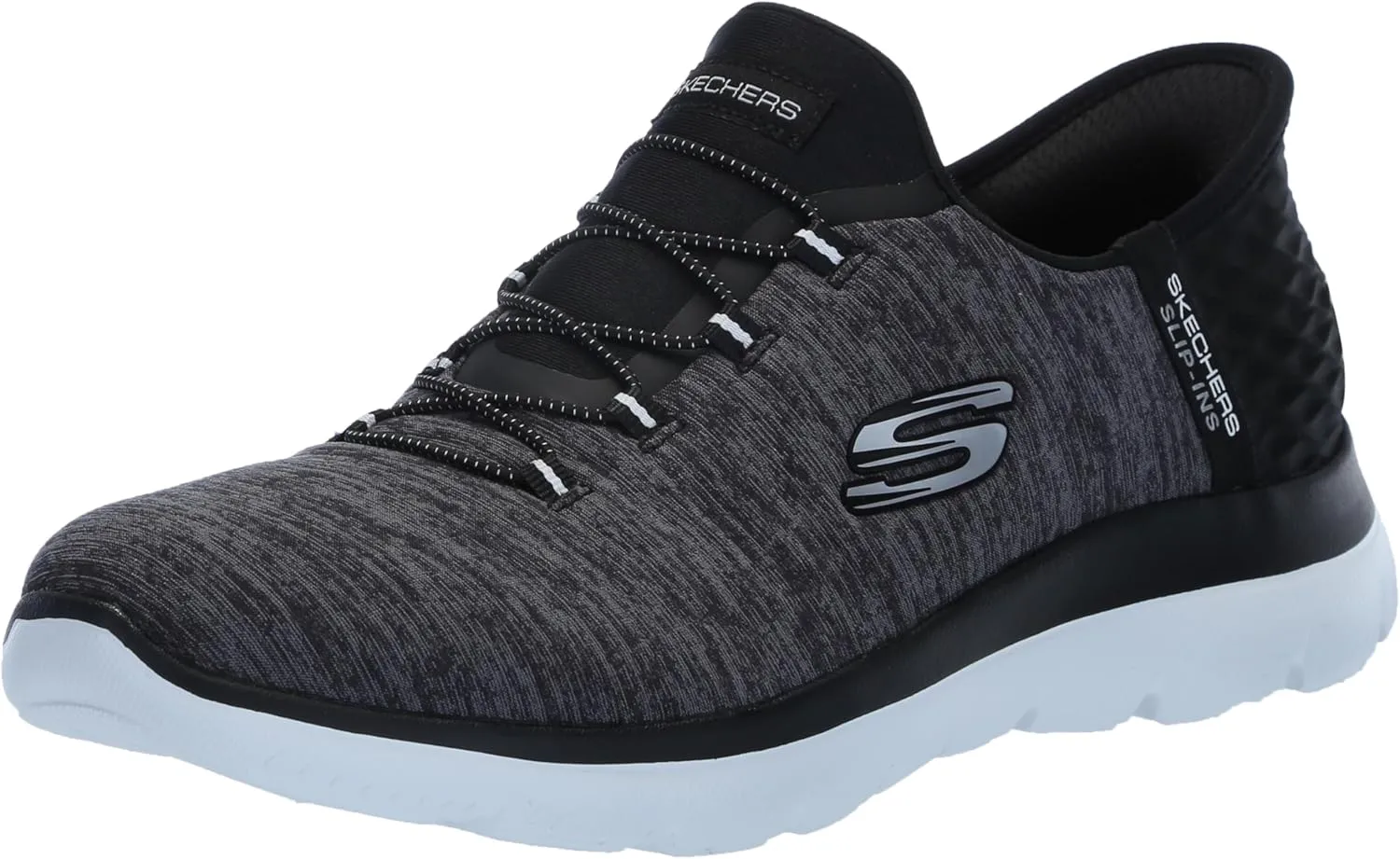 Skechers Women's Summits Hands-Free Slip-Ins  Memory Foam Insole, Heel Pillow, Vegan Materials Sneakers