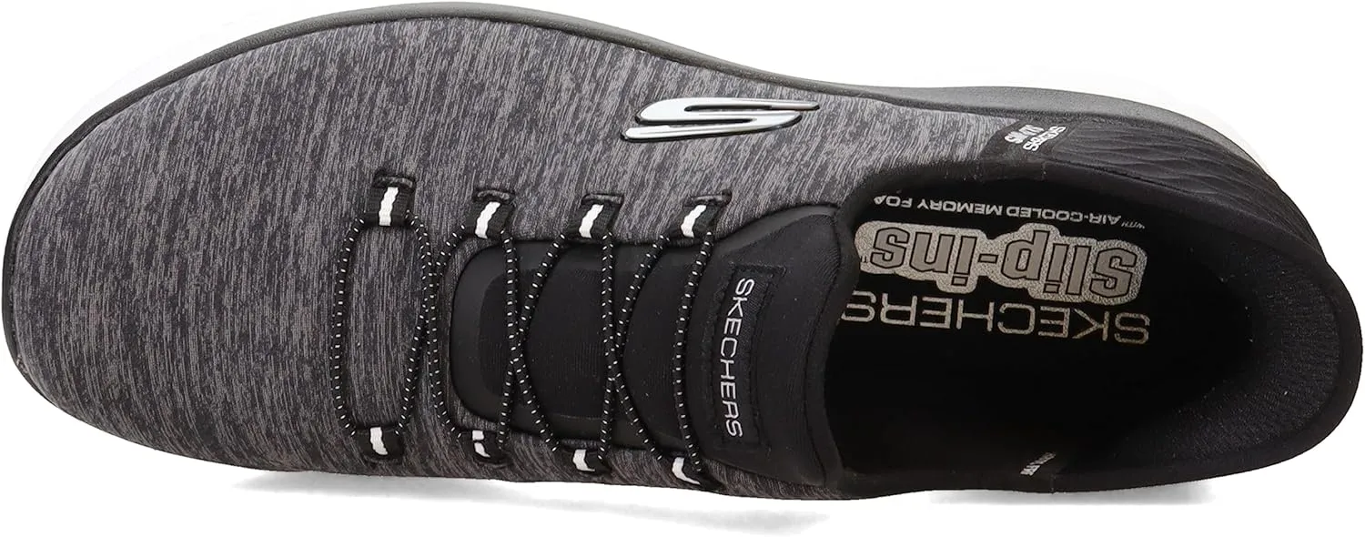 Skechers Women's Summits Hands-Free Slip-Ins  Memory Foam Insole, Heel Pillow, Vegan Materials Sneakers