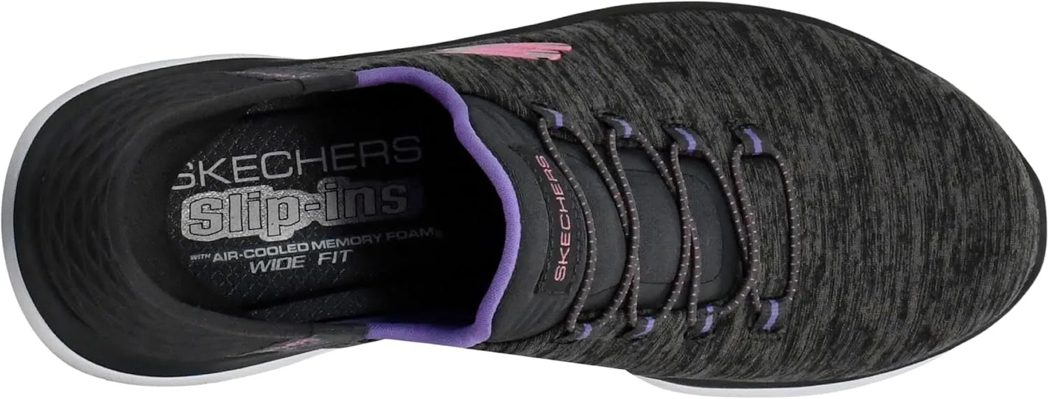Skechers Women's Summits Hands-Free Slip-Ins  Memory Foam Insole, Heel Pillow, Vegan Materials Sneakers