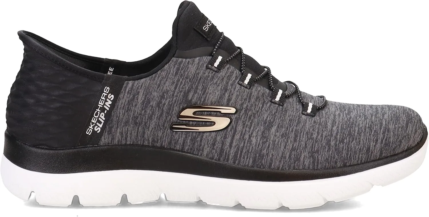 Skechers Women's Summits Hands-Free Slip-Ins  Memory Foam Insole, Heel Pillow, Vegan Materials Sneakers