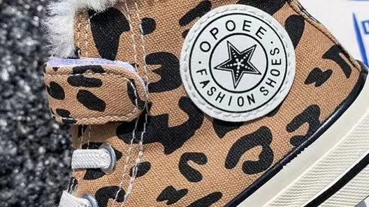 Velcro Basic High Top Plush Canvas Shoes